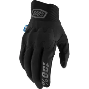 100% Cognito Smart Shock Gloves - Black