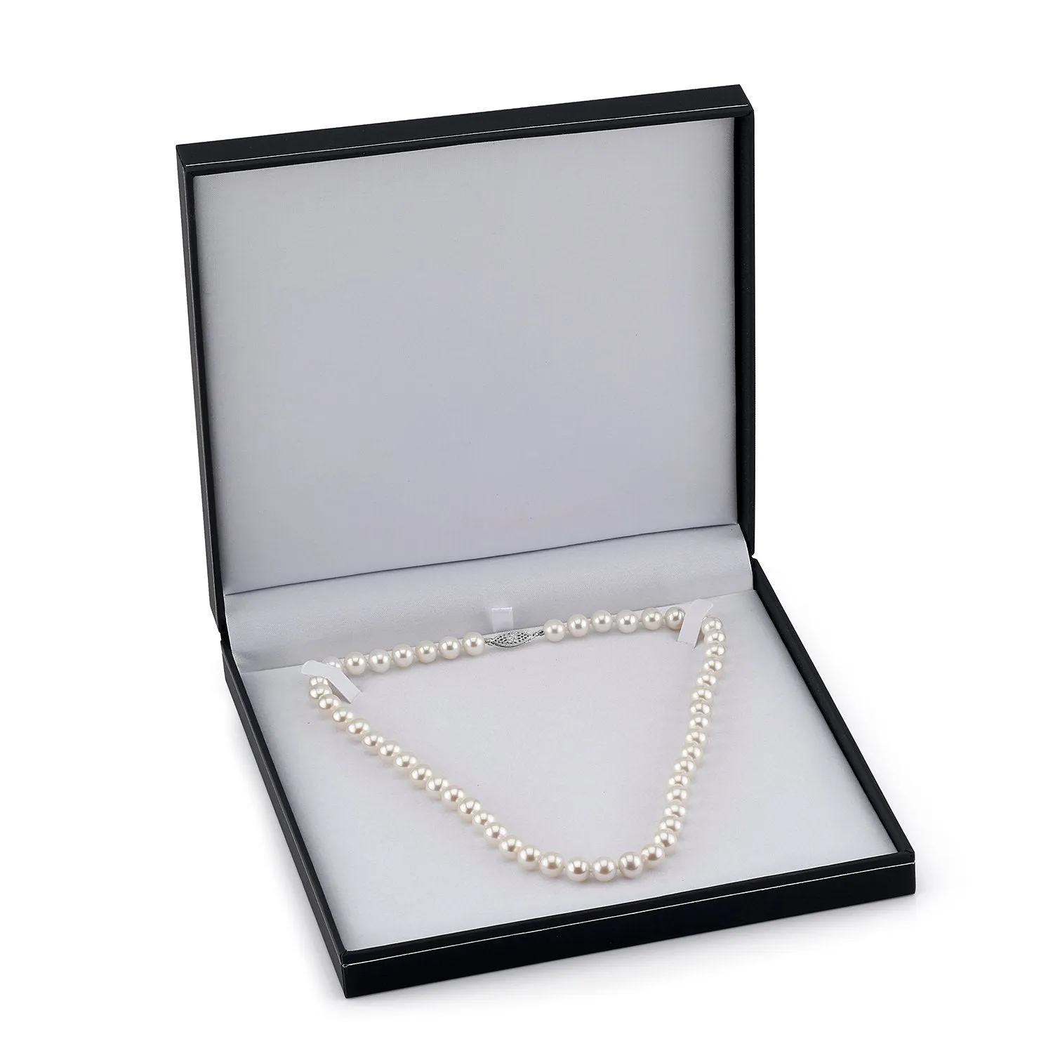 10.5-11.5mm White Freshwater Pearl Necklace - AAA Quality