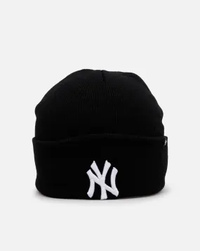 47 Brand New York Yankees Haymaker Cuff Knit Beanie Black/White