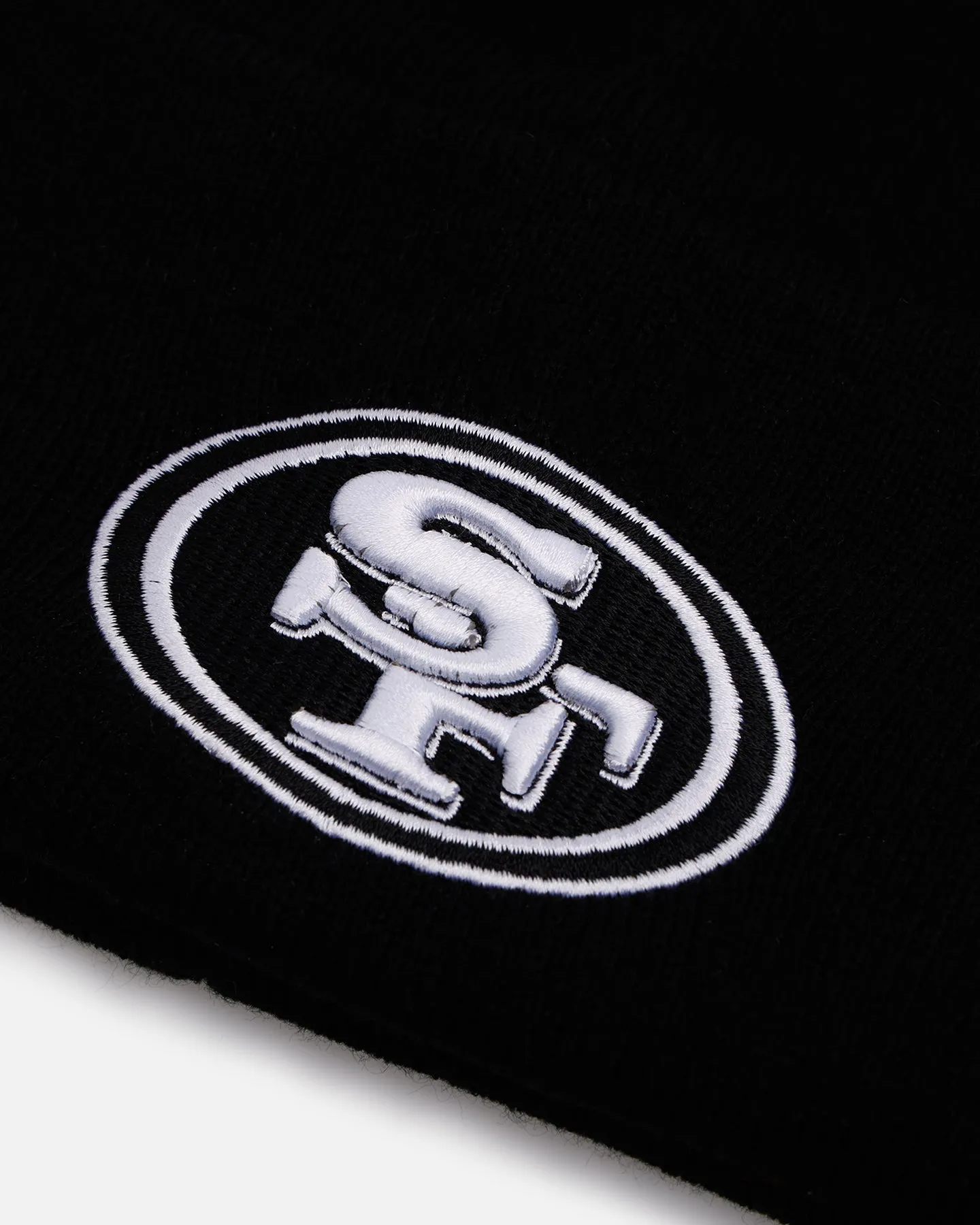 47 Brand San Francisco 49ers Haymaker Cuff Knit Beanie Black/White