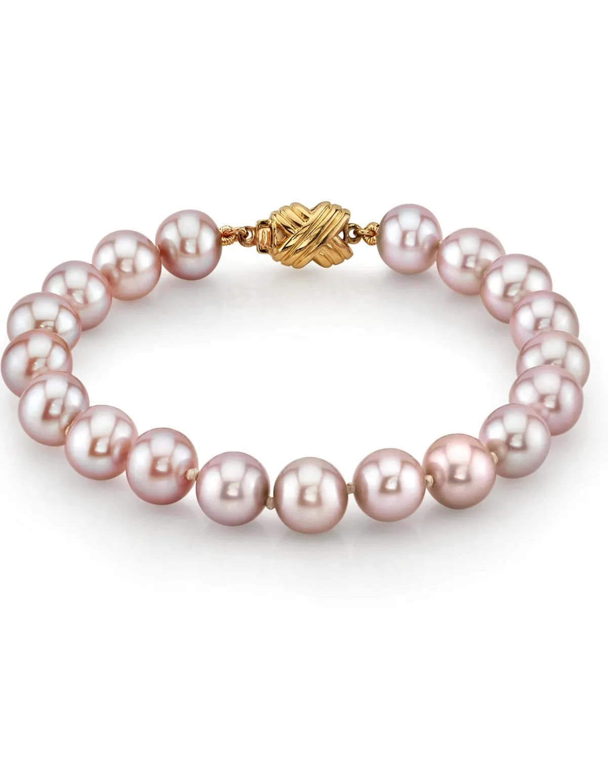 7.0-7.5mm Pink Freshwater Pearl Bracelet - AAAA Quality