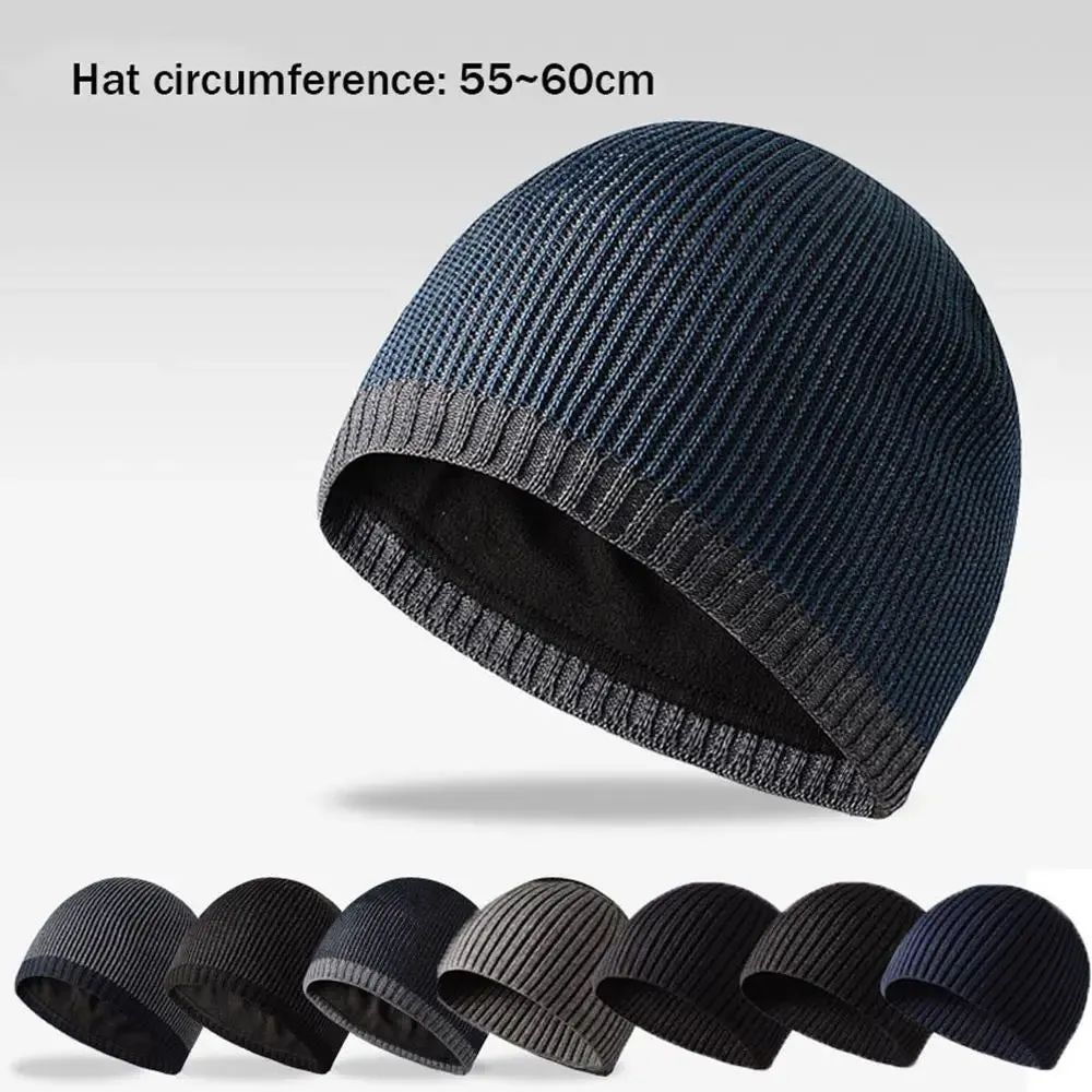 Aidase Men/Women Winter Warm Knitted Beanies Outdoor Sports Windproof Hedging Caps Comforable Soft Casual Cap Hiking Cycling Beanies