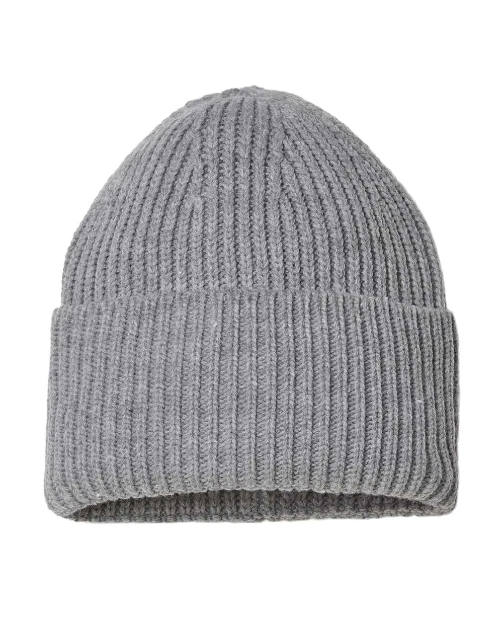 Atlantis Headwear OAK - Sustainable Chunky Rib Knit Cap, Beanie