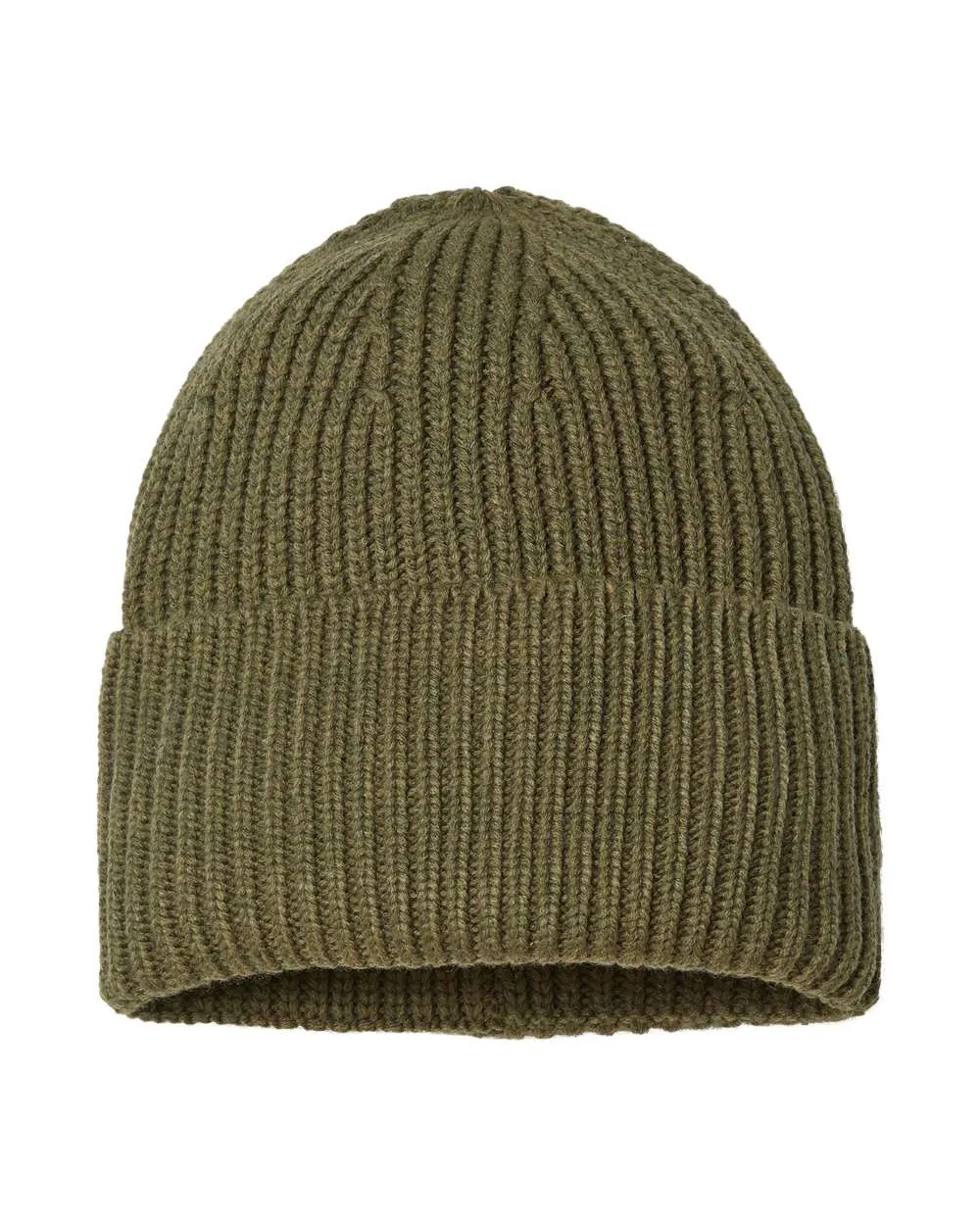 Atlantis Headwear OAK - Sustainable Chunky Rib Knit Cap, Beanie