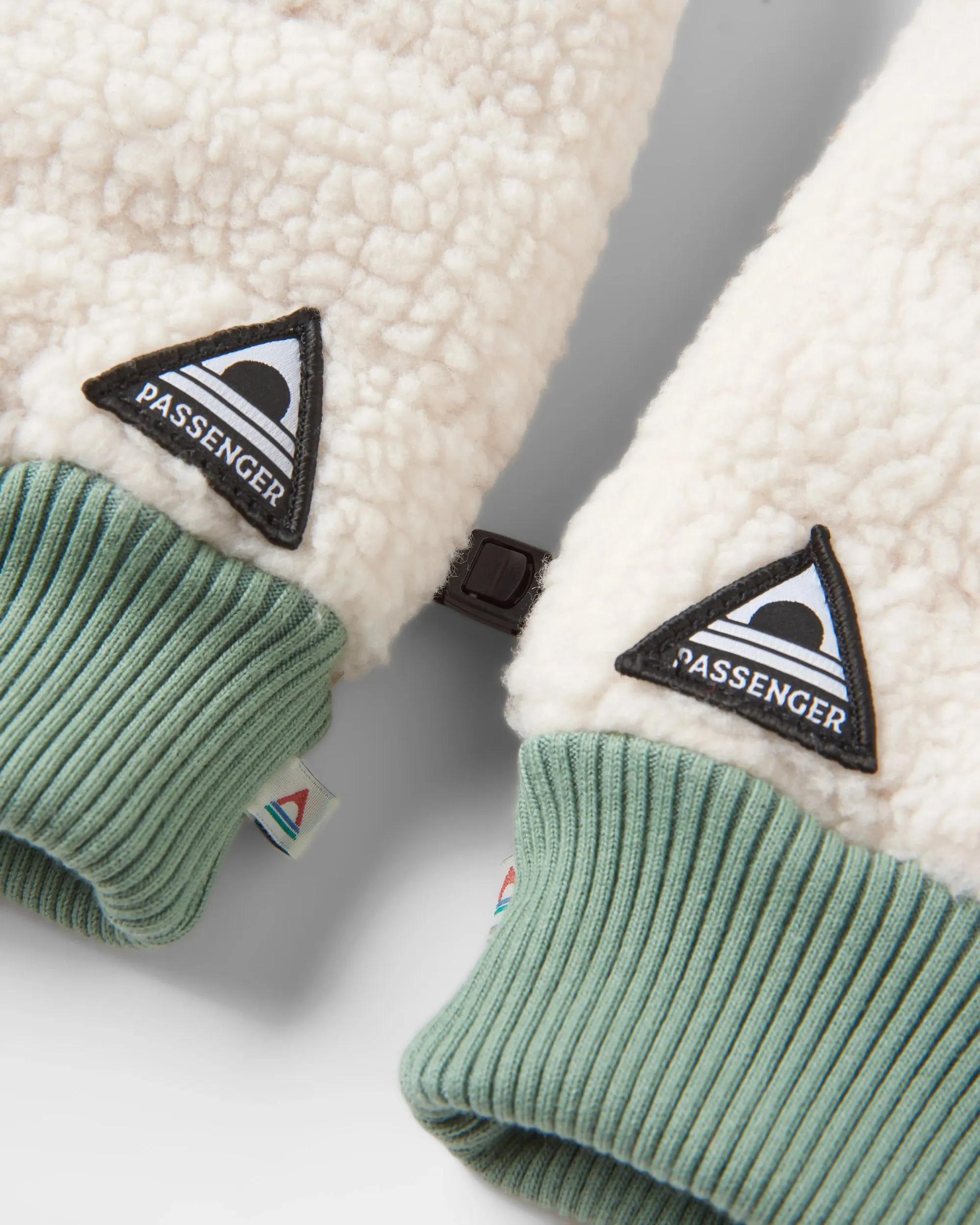 Avalanche Recycled Sherpa Mittens - Birch