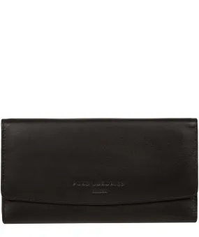 'Balmoral' Black Leather Purse