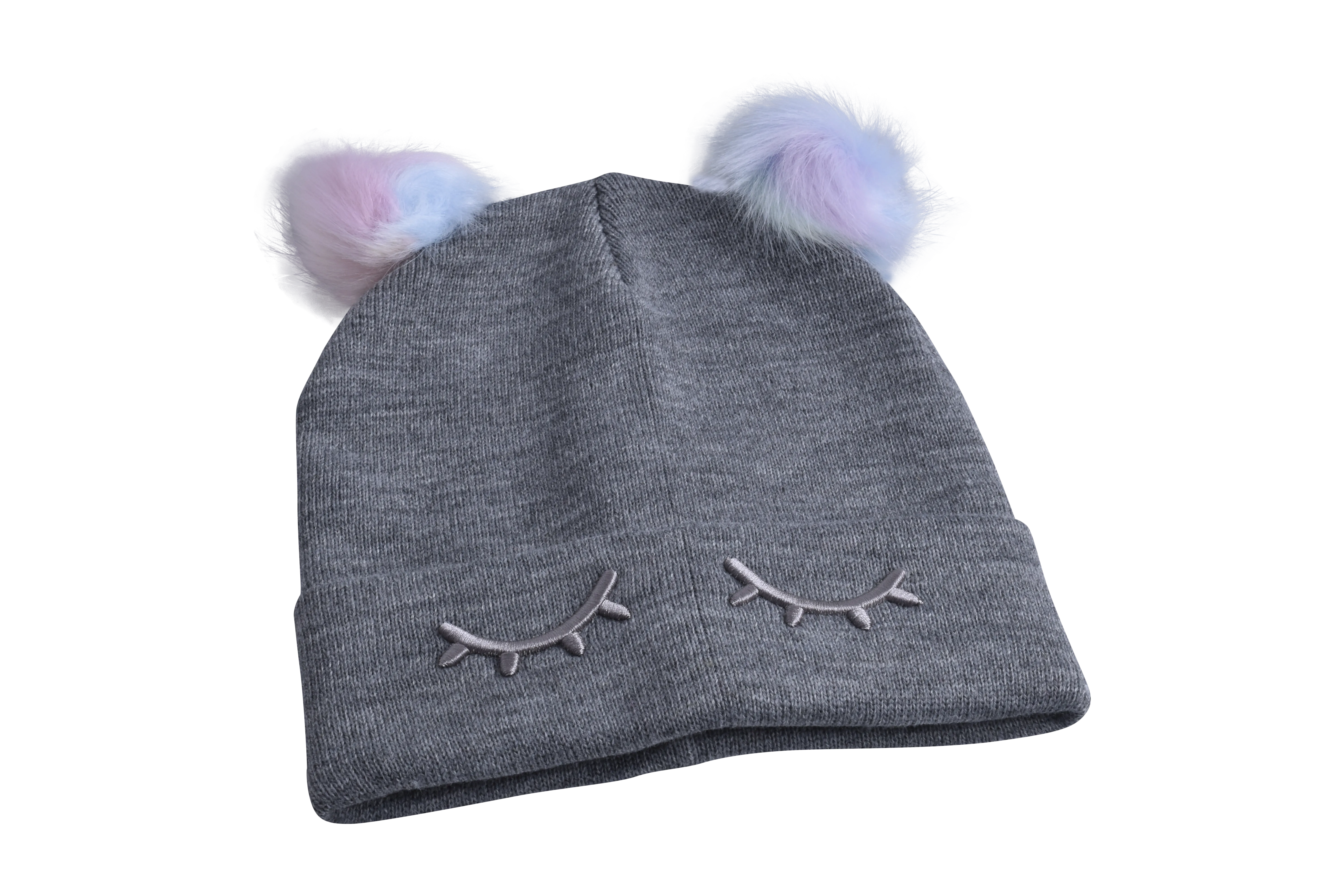 Beanies Knitted Hat WEyes GREY