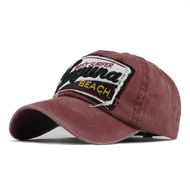 Best Surfer Laguna Beach Embroidered Baseball Cap