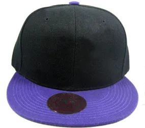 Black/ Purple Snapback