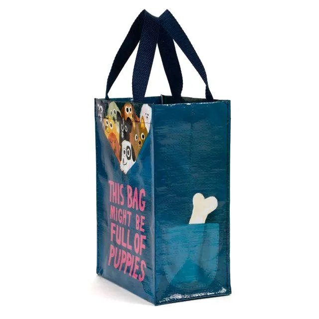 Blue Q Recycled Handy Tote Bag - This Bag Might Be Full Of Puppies