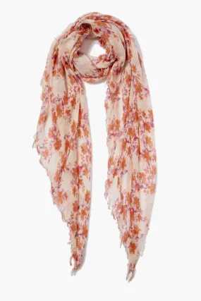 Chan Luu- Cashmere and Silk Scarf- Poppy Floral