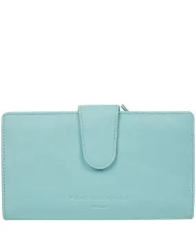 'Clarendon' Paradise Blue Leather Purse