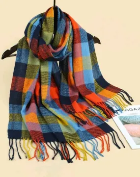 Clothing - Ladies - Scarf - bright Plaid