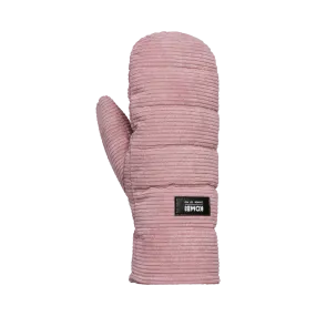 Corduroy Insulated Mittens - Women