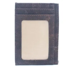 Cork Card Wallet RFID Brown