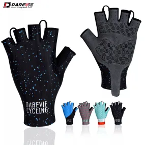 DAREVIE Cycling Gloves Pro Light Soft Breathable Cool Dry Half Finger Cycling Glove Anti Slip Shockproof Bike Gloves MTB Road