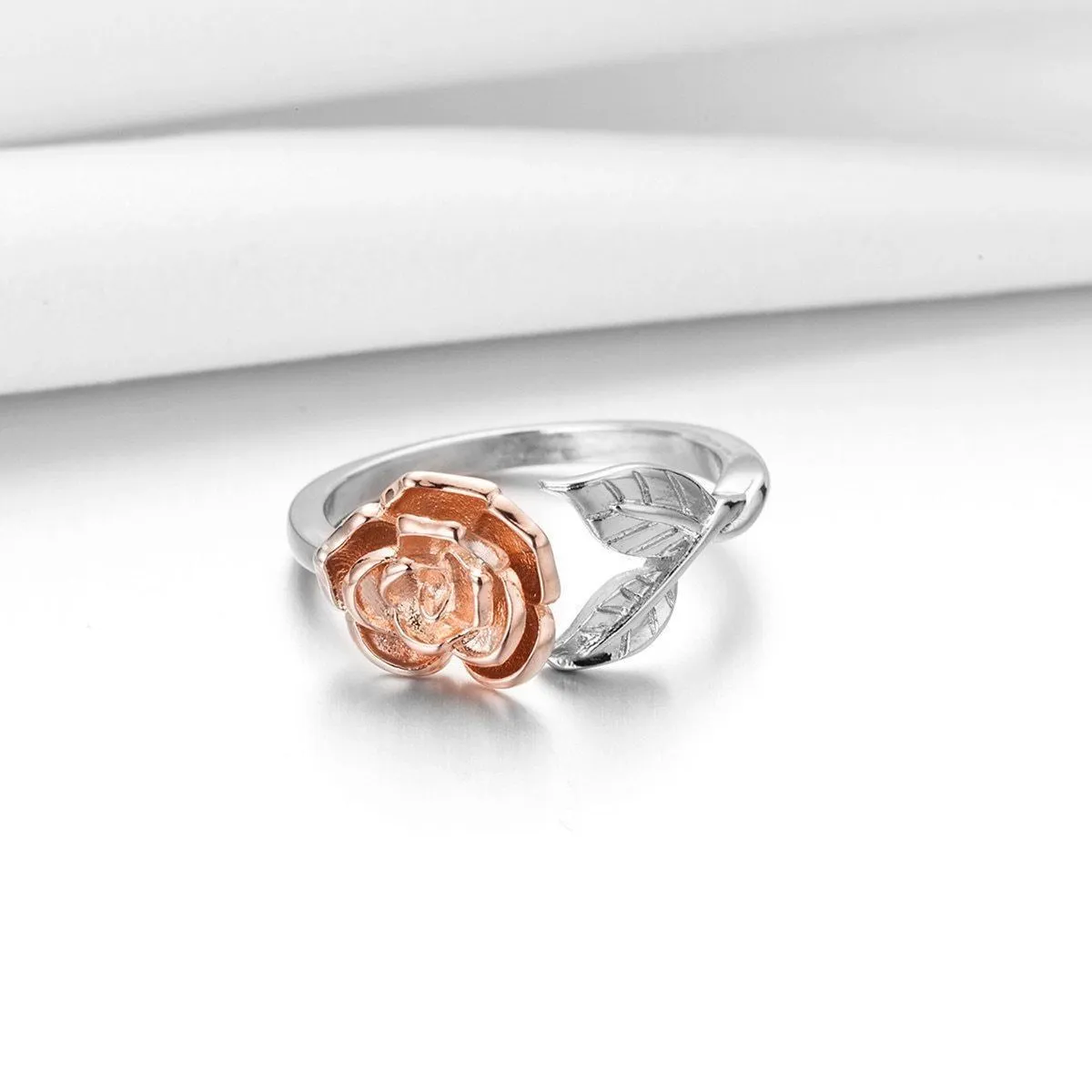 Delicate Rose Wrap Rings