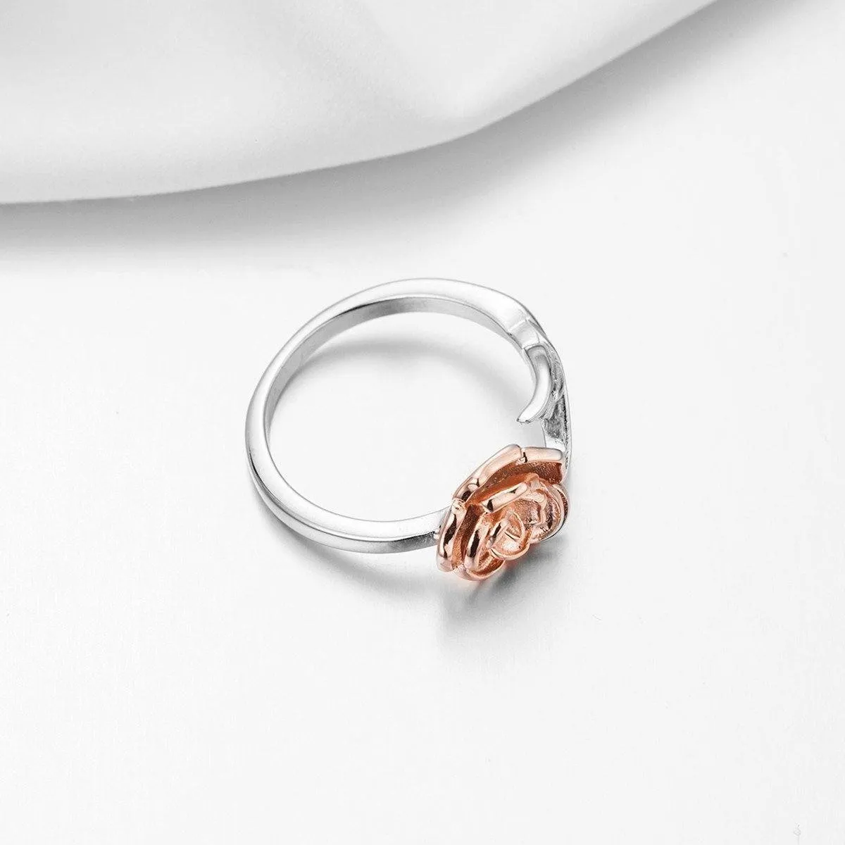 Delicate Rose Wrap Rings