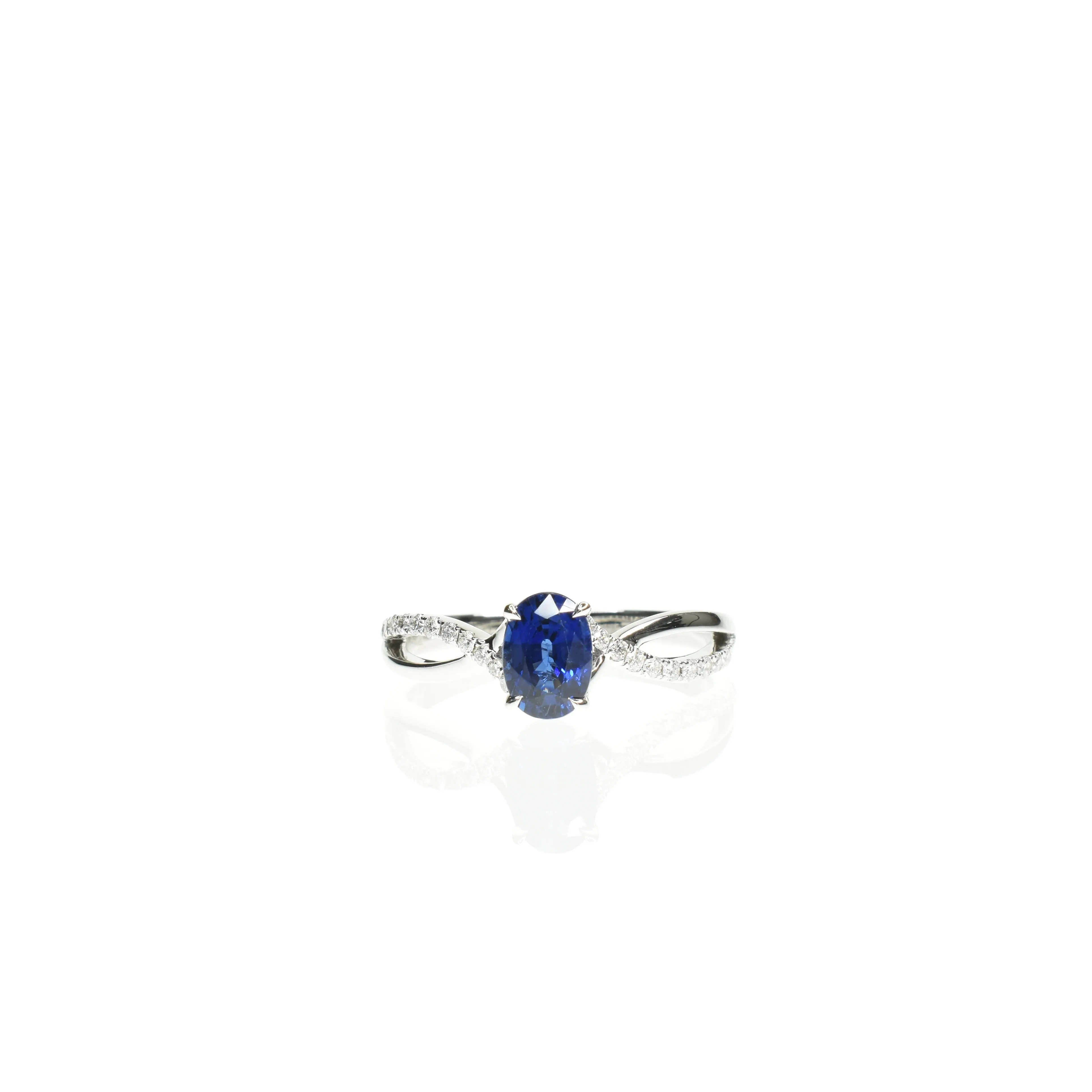 Delicate Sapphire and Diamond Ring