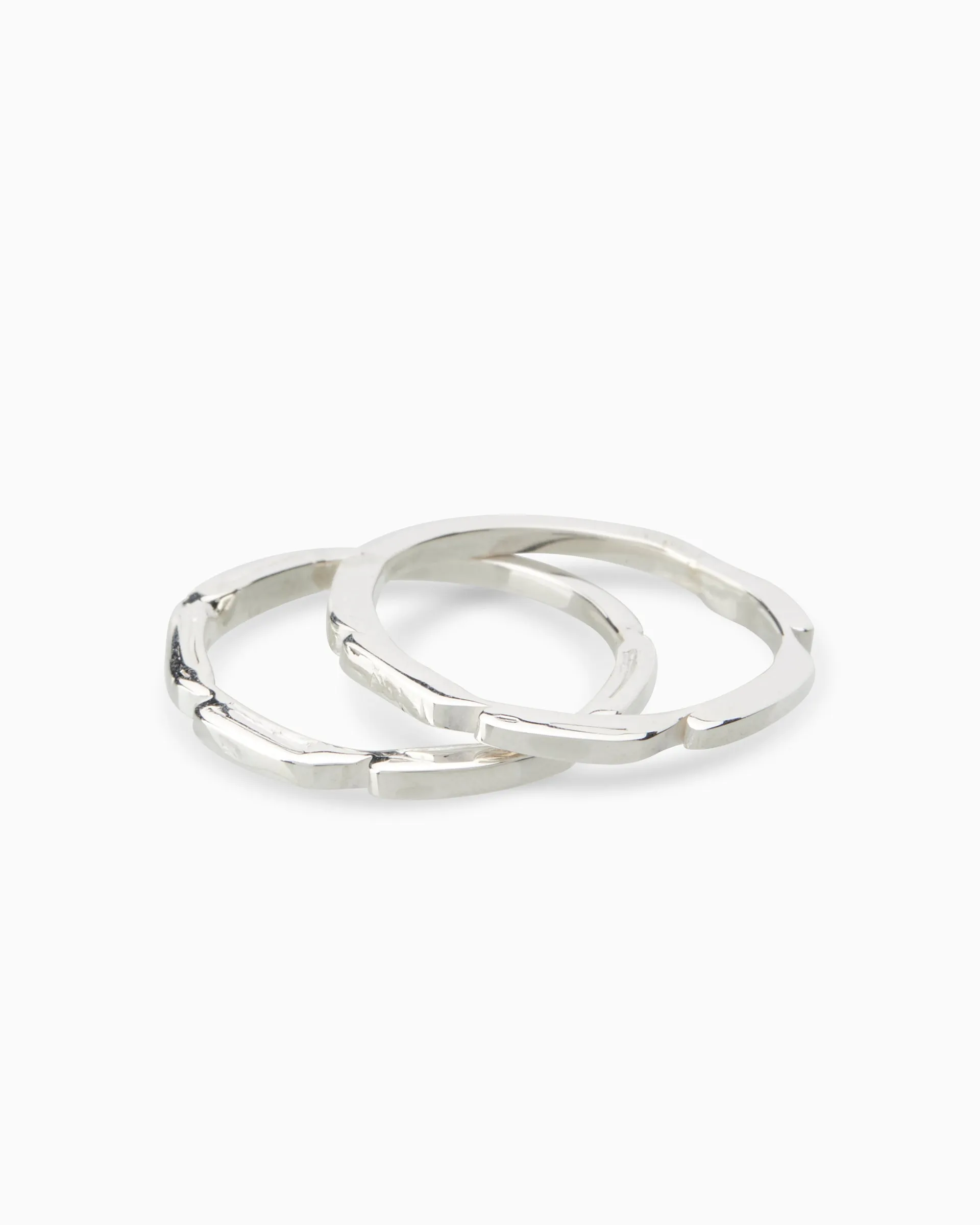 Delicate Trim Stack Ring | Silver