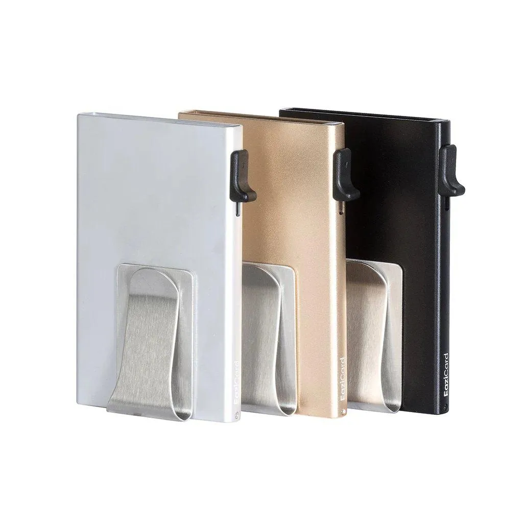 EaziCard RFID Cardholder with Clip | Gold