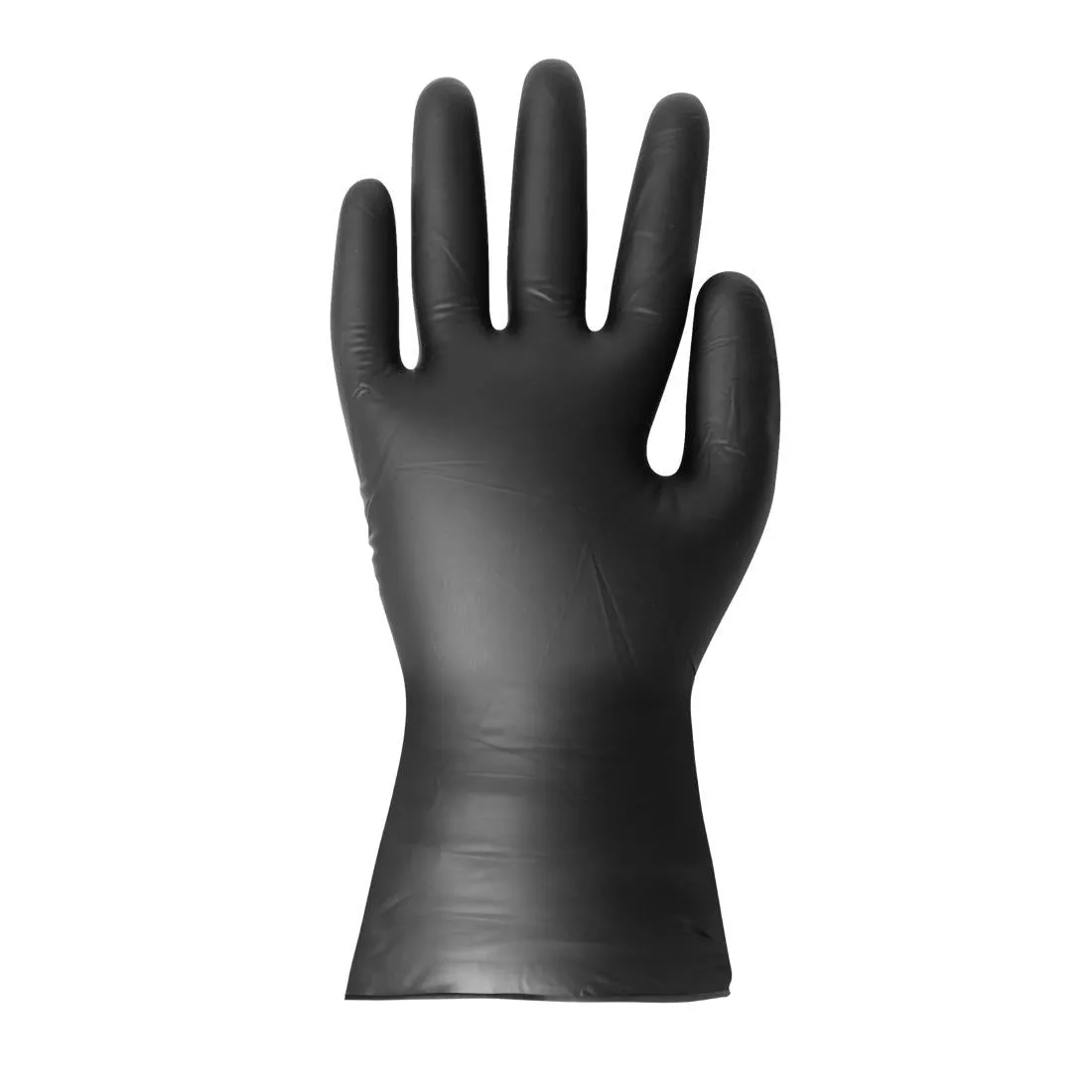 FJ748-L Hygiplas Vinyl Black Powder Free Glove L - pack 100