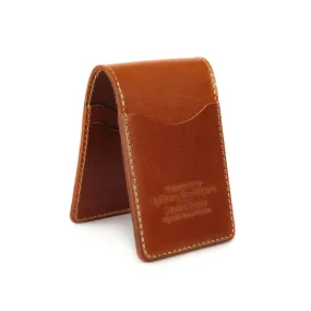 Fjallraven Ovik Card Holder Large Leather Cognac