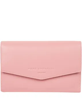 'Highgrove' Blossom Pink Leather Purse