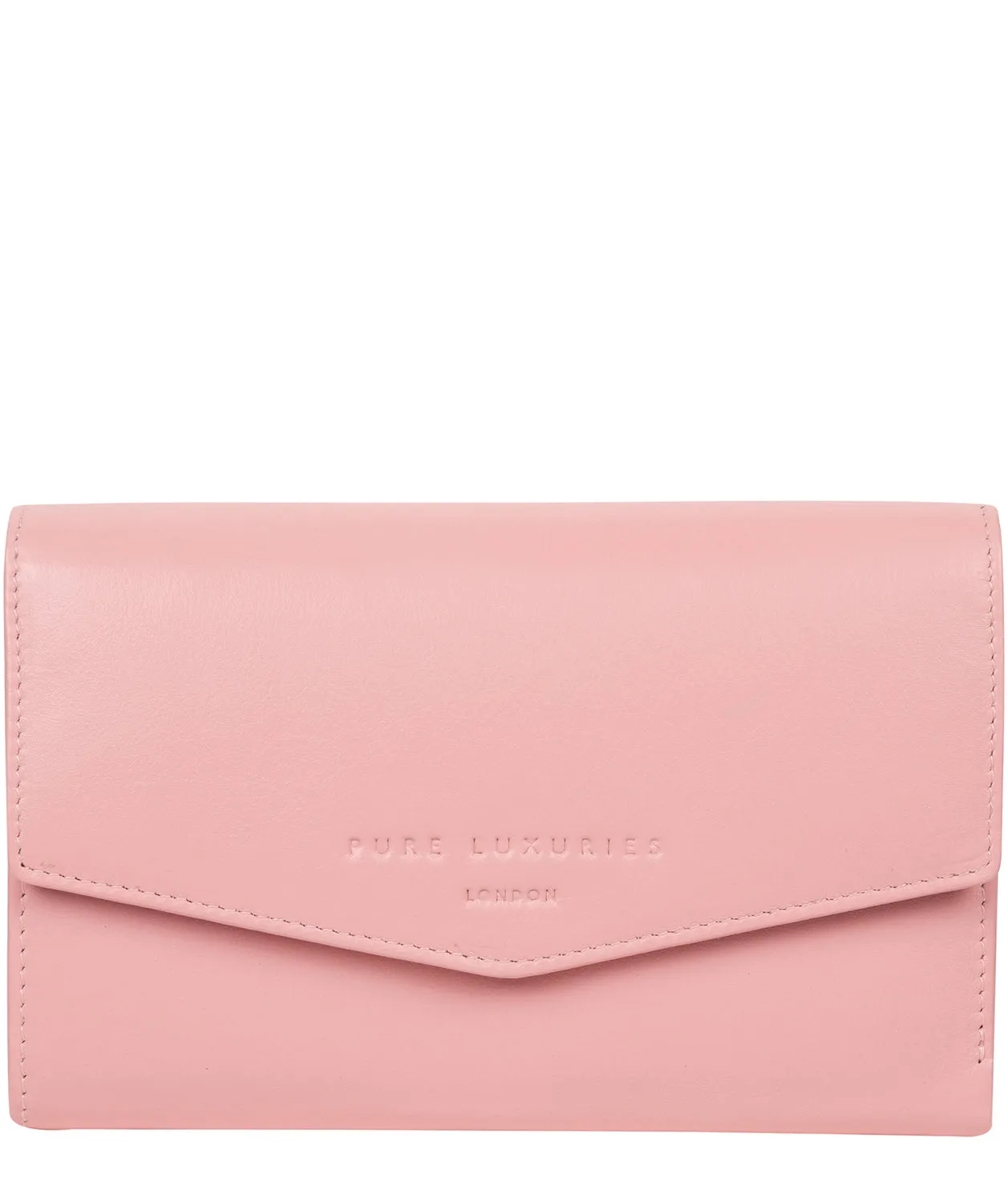 'Highgrove' Blossom Pink Leather Purse