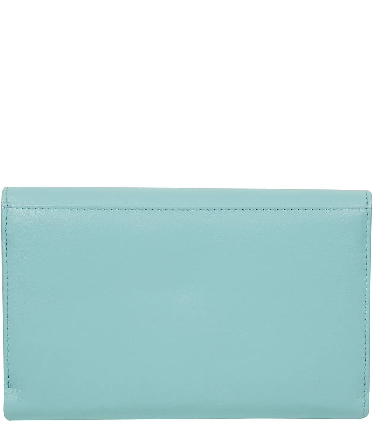 'Highgrove' Paradise Blue Leather Purse