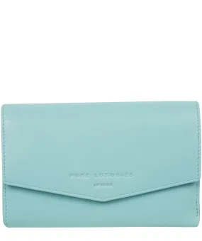 'Highgrove' Paradise Blue Leather Purse