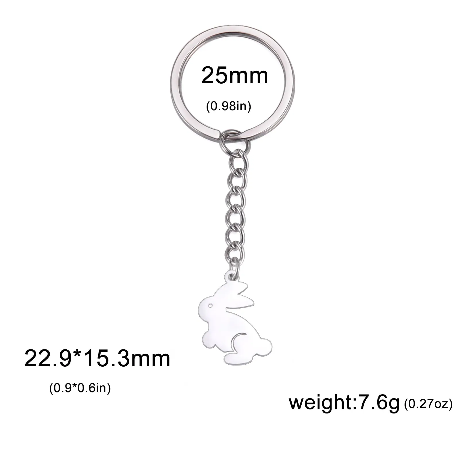 Kawaii Cute Stickman Keychain