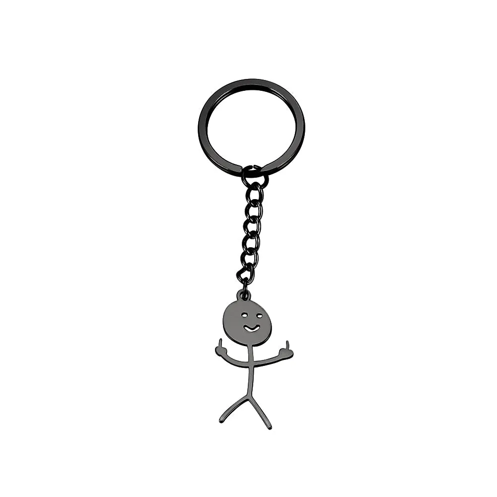 Kawaii Cute Stickman Keychain