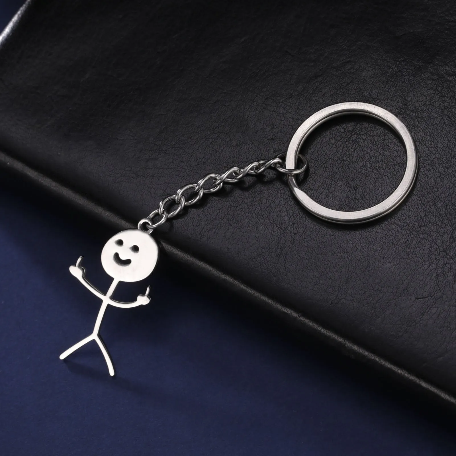 Kawaii Cute Stickman Keychain