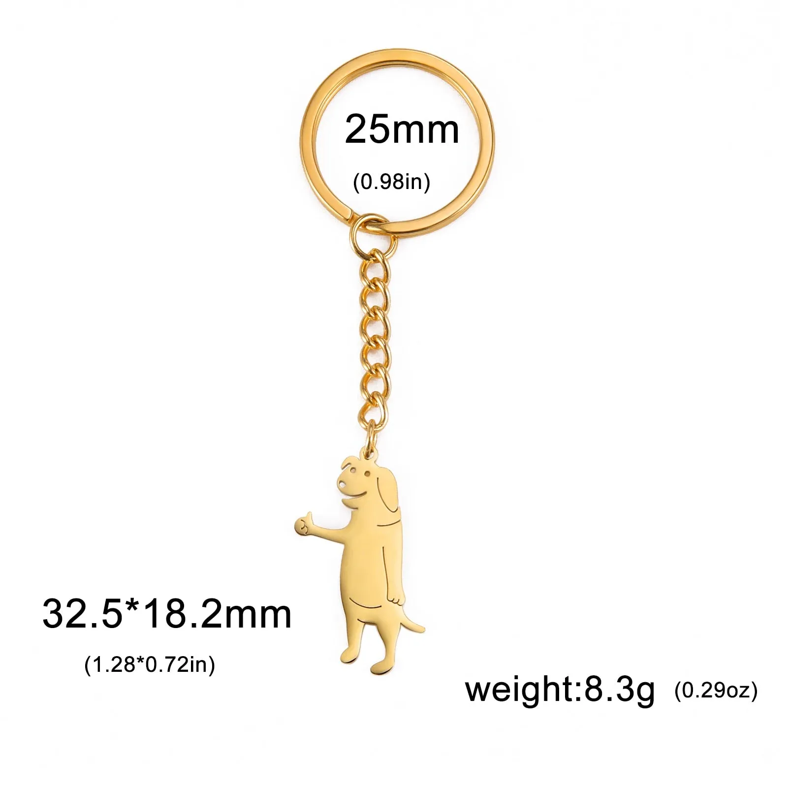 Kawaii Cute Stickman Keychain