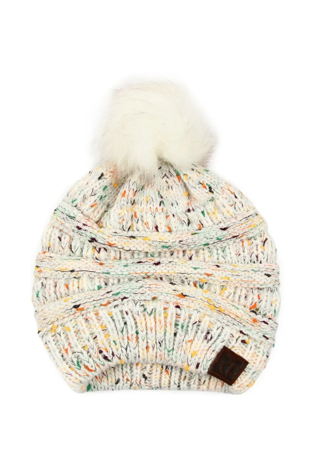 Knitted Pom Pom Beanie