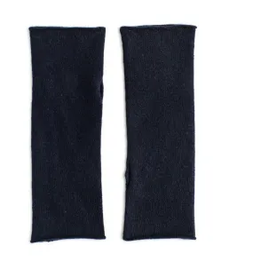 Ladies' Lushan Fingerless Mittens  - Navy