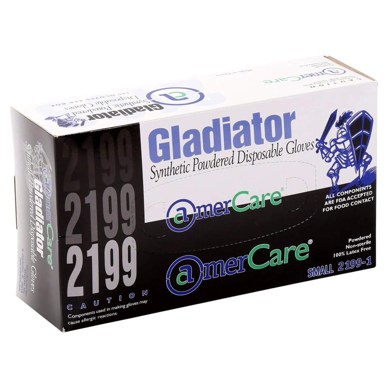 Lightly-Powdered Synthetic Gladiator Gloves, Case of 1,000