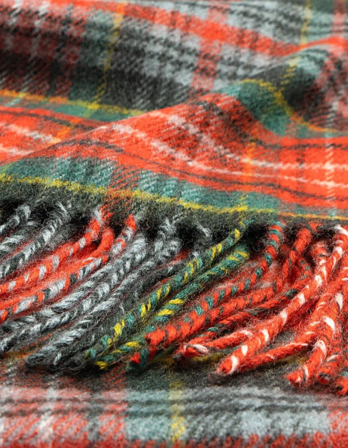 Lochcarron lambswool Scarf in Caledonia Ancient Tartan