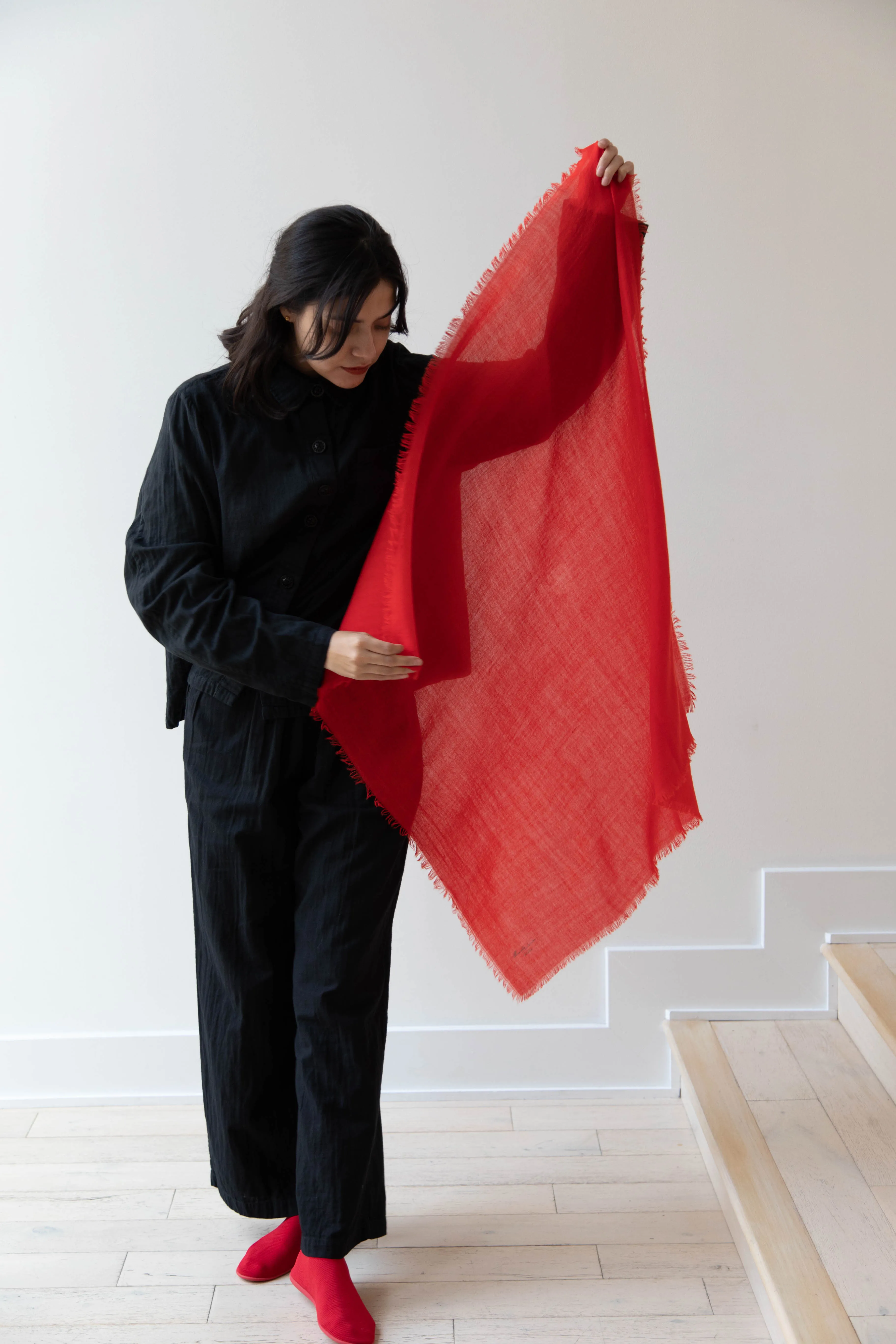 Manuelle Guibal | Wool Scarf in Volcanic