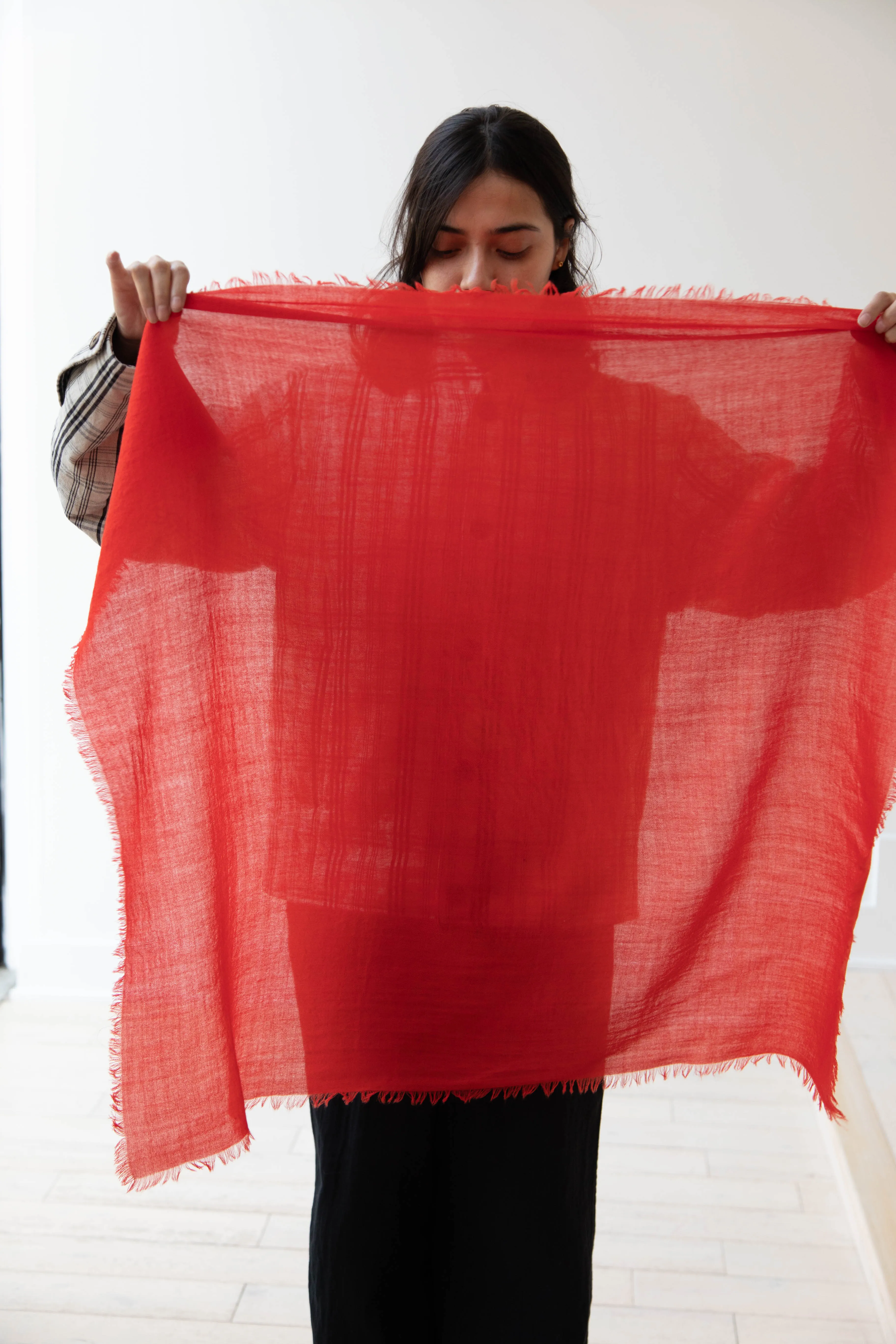 Manuelle Guibal | Wool Scarf in Volcanic