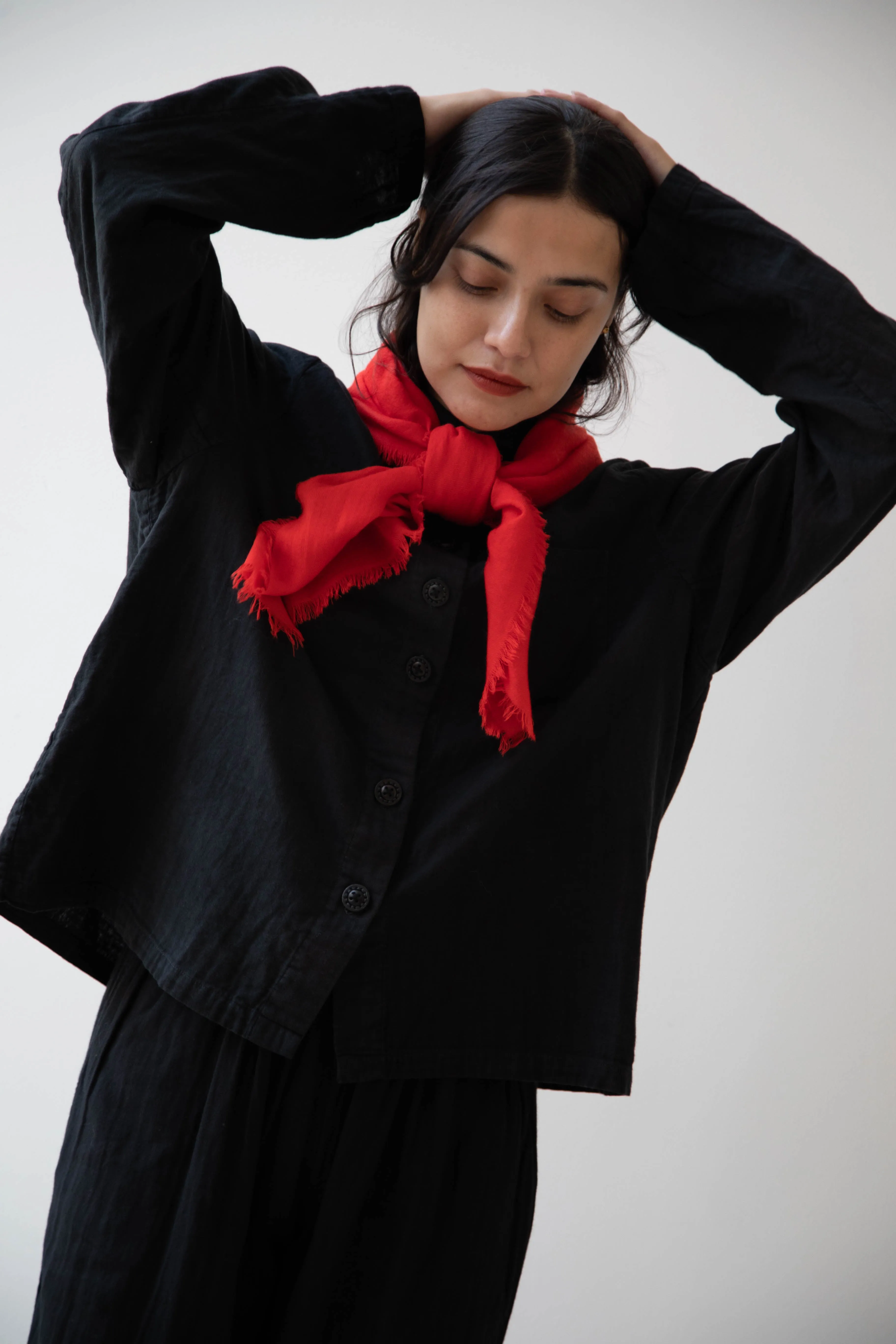 Manuelle Guibal | Wool Scarf in Volcanic