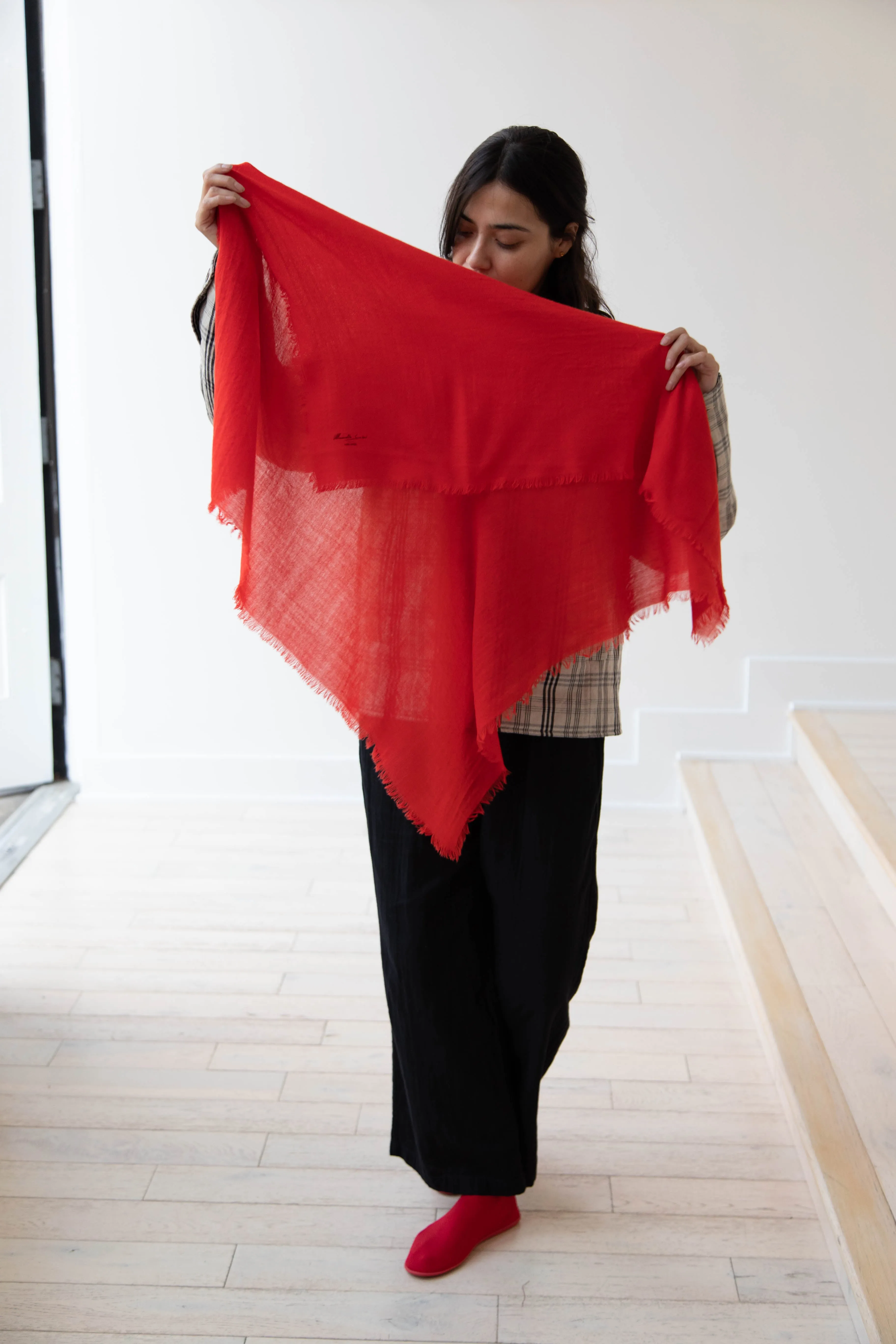 Manuelle Guibal | Wool Scarf in Volcanic