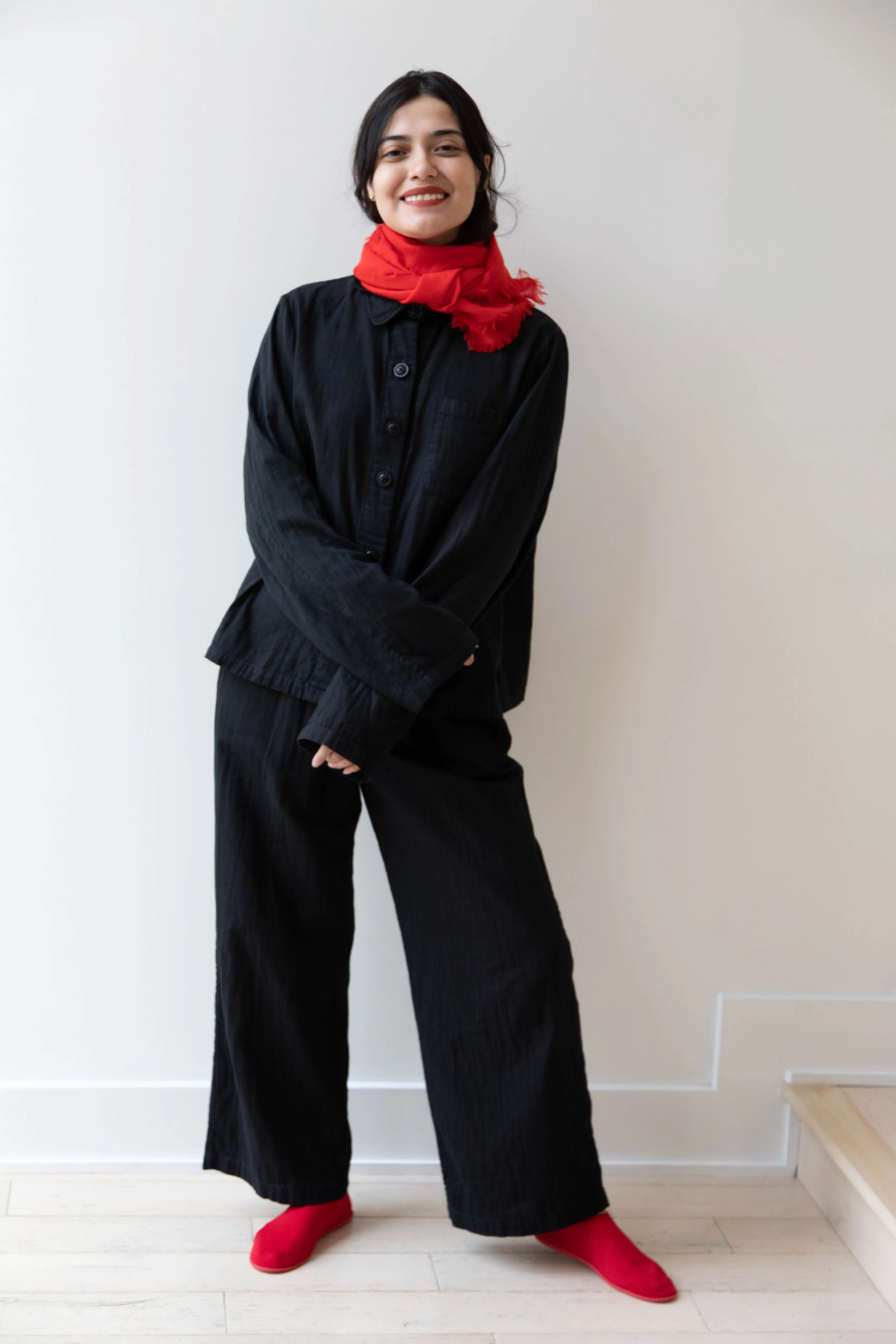 Manuelle Guibal | Wool Scarf in Volcanic