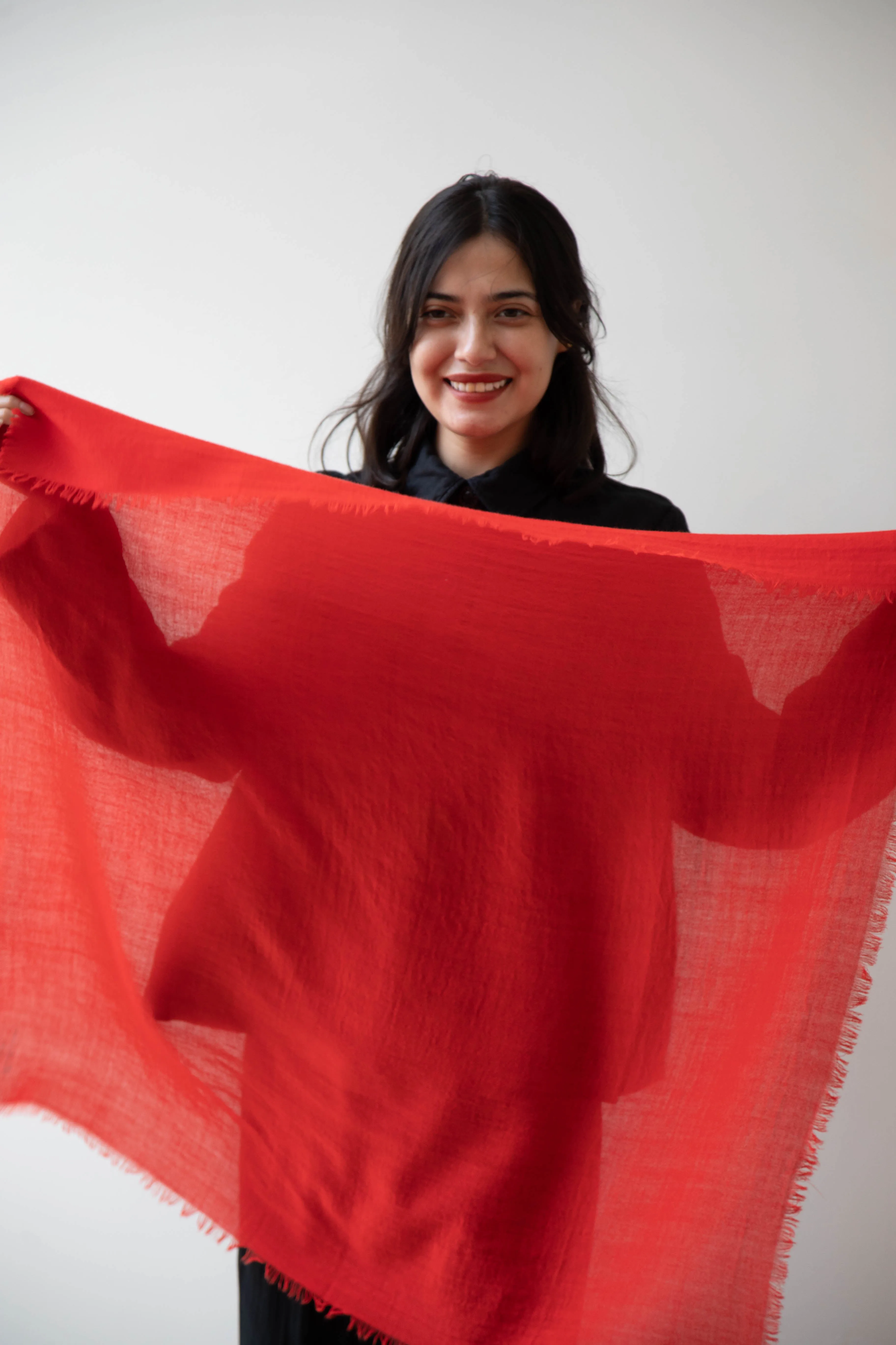 Manuelle Guibal | Wool Scarf in Volcanic