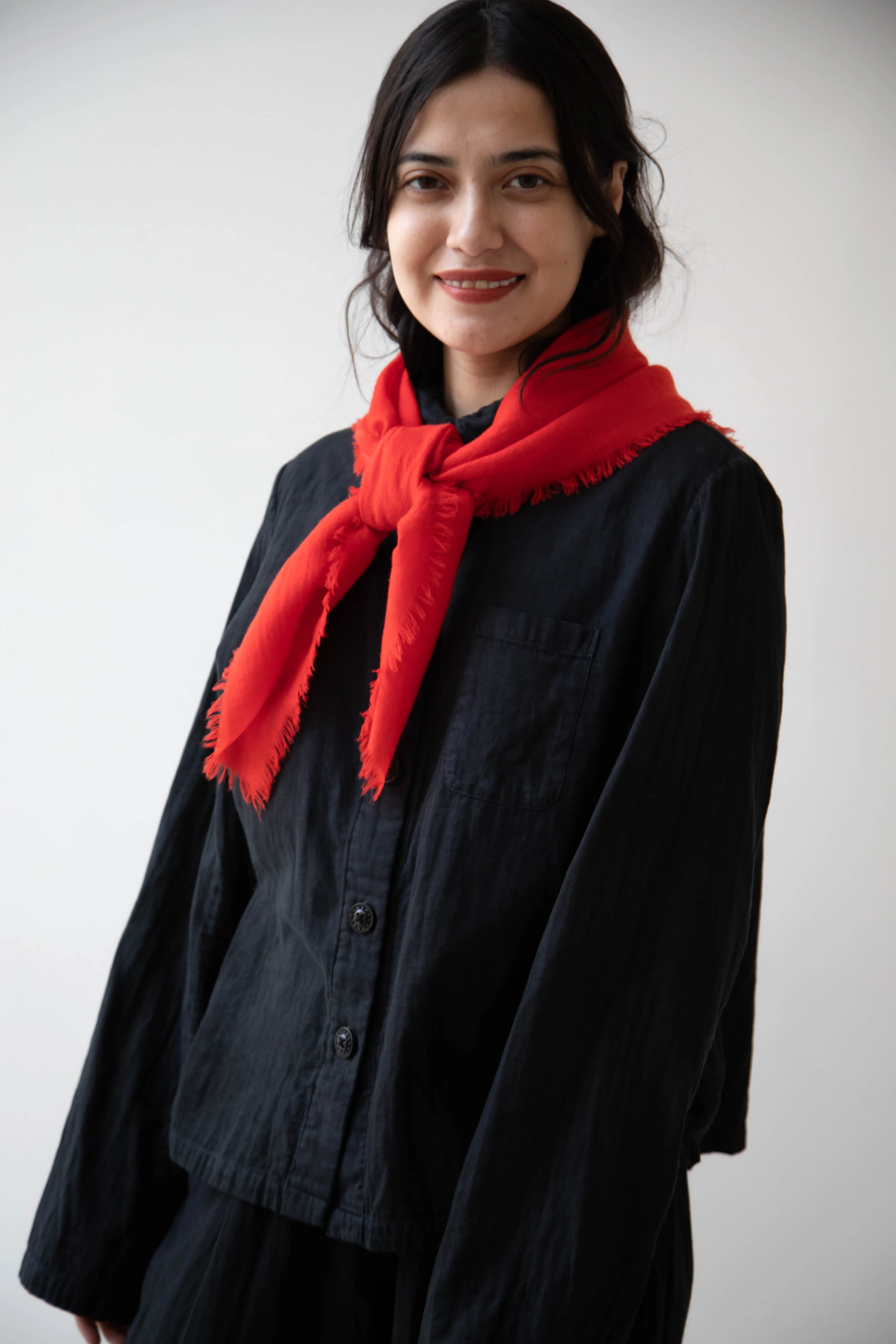 Manuelle Guibal | Wool Scarf in Volcanic