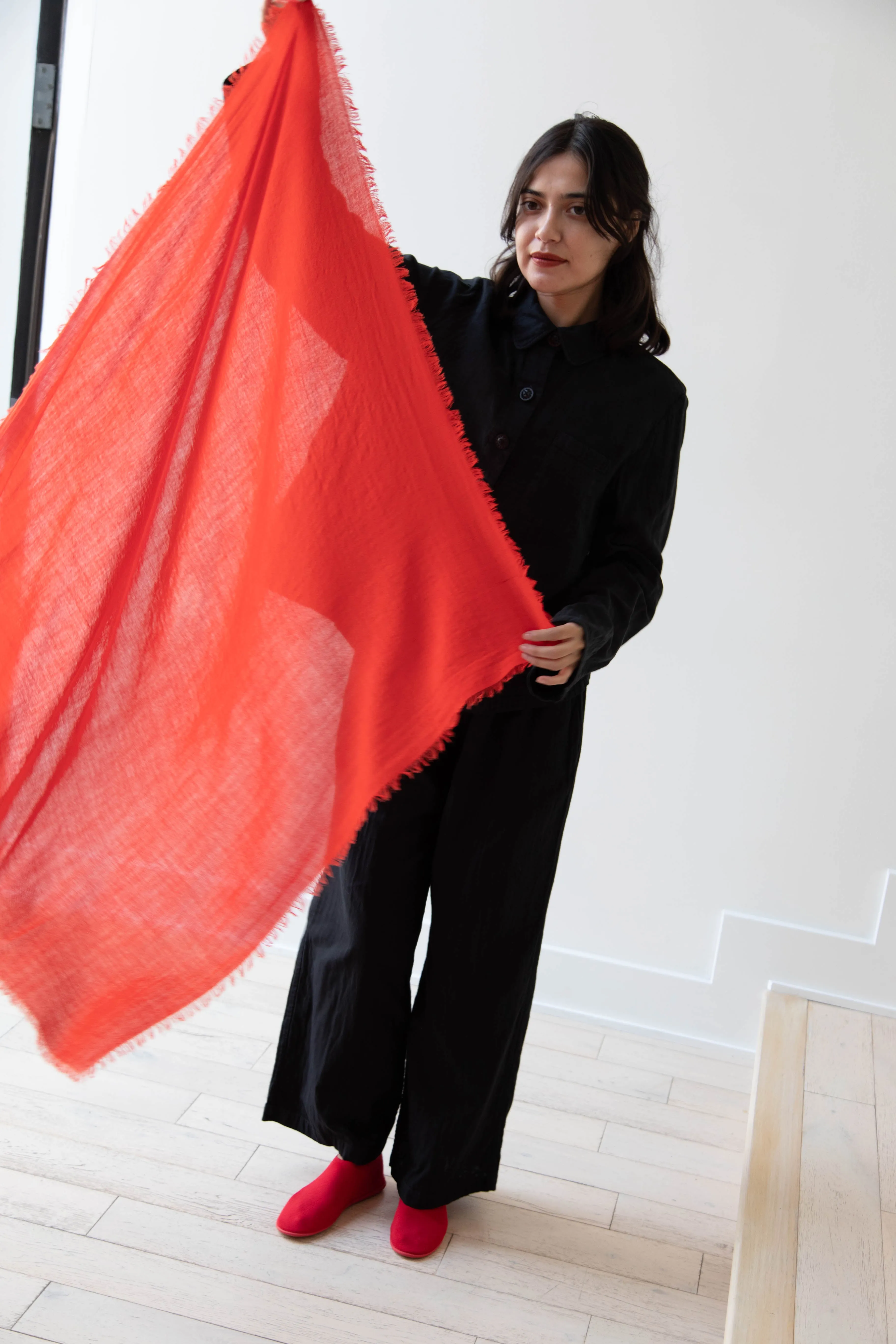 Manuelle Guibal | Wool Scarf in Volcanic