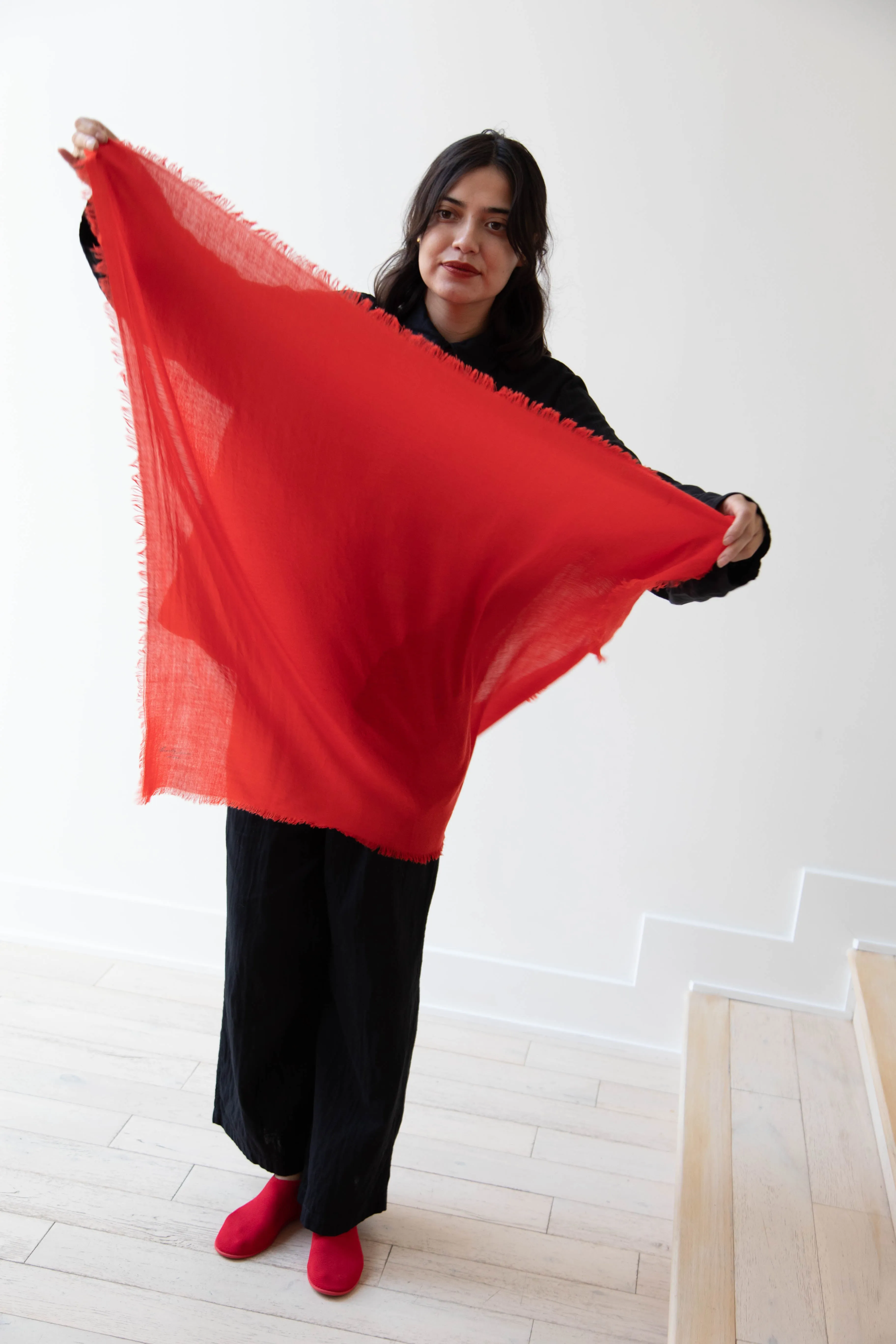 Manuelle Guibal | Wool Scarf in Volcanic