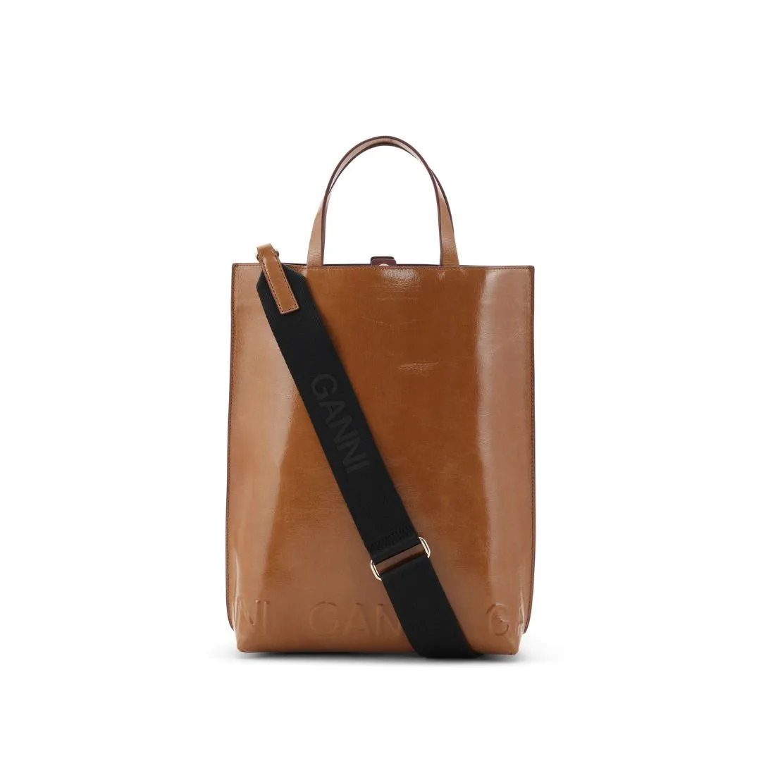 Medium Banner Tote (Caramel Café)