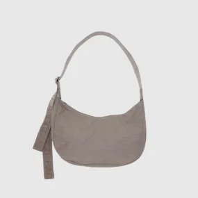 Medium Nylon Crescent Bag (Dove)